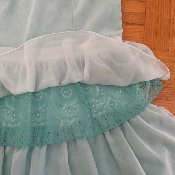RW&Co Mint Green Strapless Dress - Picture 3 of 5